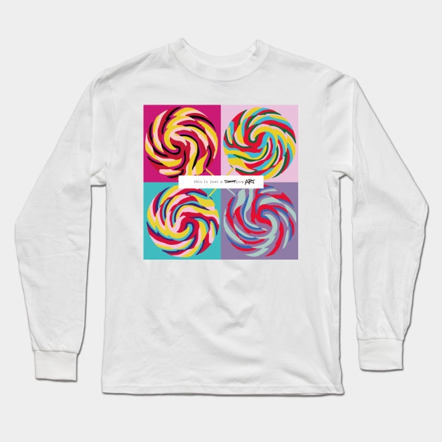 popart Long Sleeve T-Shirt by justduick